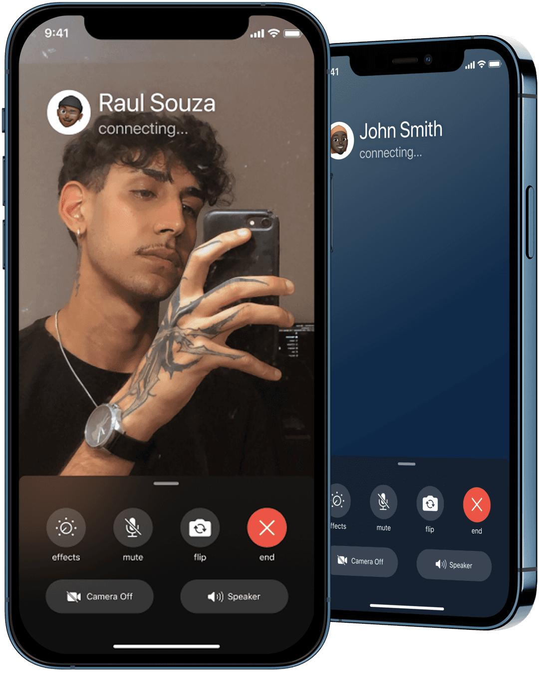 iPhone Call Mockup